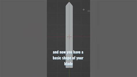 How To Make A Easy Sword In Blender Youtube