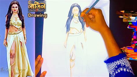 Drawing Of Tejaswi Prakash As Pragati Sarvashreshtha Shesh Naagin In