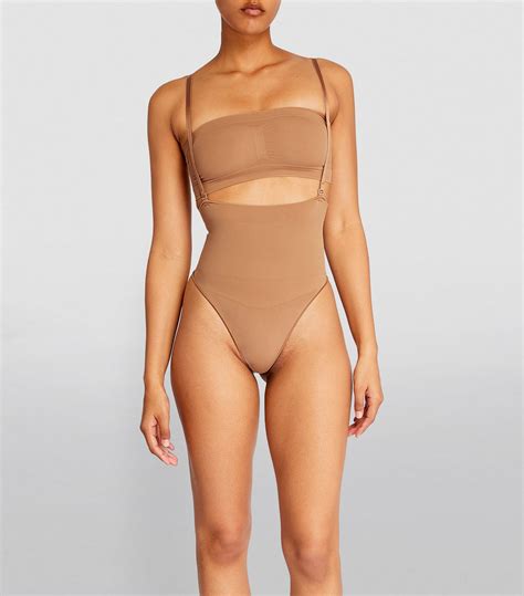 Womens Skims Nude Core Control Thong Harrods UK