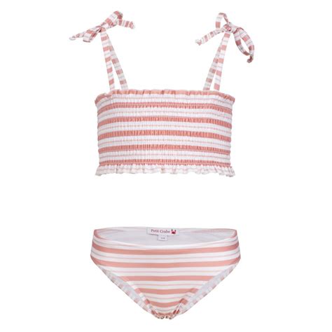 Smock Bikini Sorbet Stripes NB Choose A Smaller Size Petit Crabe