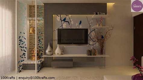 Living Room Tv Unit With Mandir Atelier Yuwaciaojp