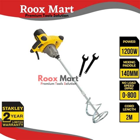 Jual Pengaduk Cat Listrik W Stanley Sdr Mud Paint Mixer Megah