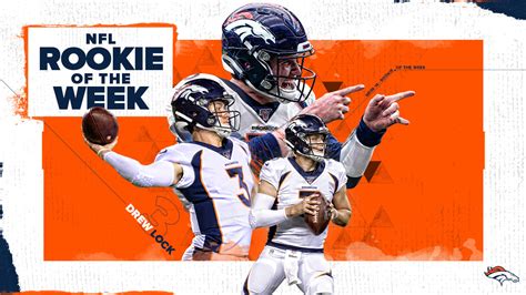 Drew Lock Named Nfl Rookie Of The Week After Win Vs Texans