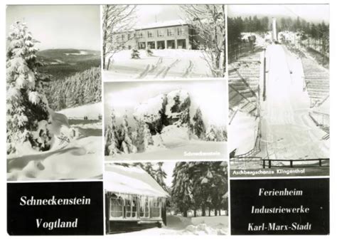 Alte Ak Postkarte Schneckenstein Vogtland Ddr