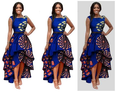 Check Out These 25 Trendy Ankara High Low Dresses For Ladies