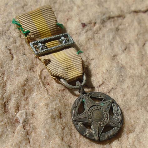 K Miniatura Da Medalha Militar Brasileira Em Prata De Anos