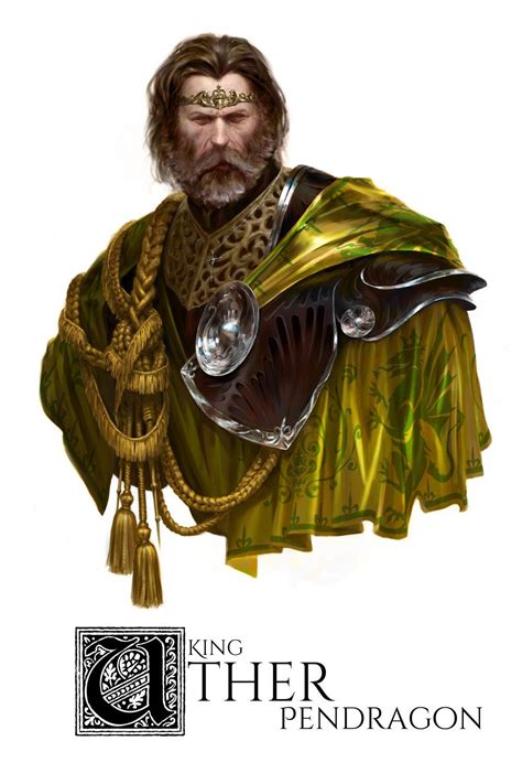 King Uther Pendragon Of Camelot By Christopher Cant Fantasy Castle