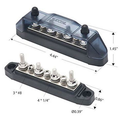 Getuscart Recoil Bbs P Bus Bar X M Studs Screw Terminals Power