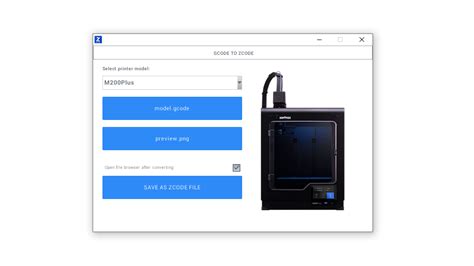 How to Use the GCode to ZCode Converter | Zortrax Support