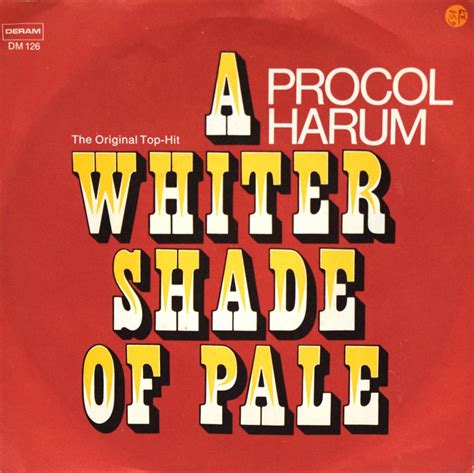 Procol Harum S A Whiter Shade Of Pale On Used 45s Auctions Luxembourg