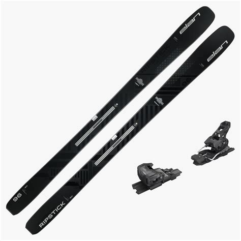 2024 Elan Ripstick 96 Black Edition DEMO Ski w Attack 14 DEMO Binding ...