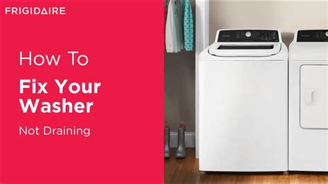 What To Do If Your Washer Is Not Draining Youtube