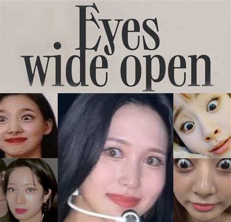 An Advertisement For The Eyes Wide Open Show Featuring Women With