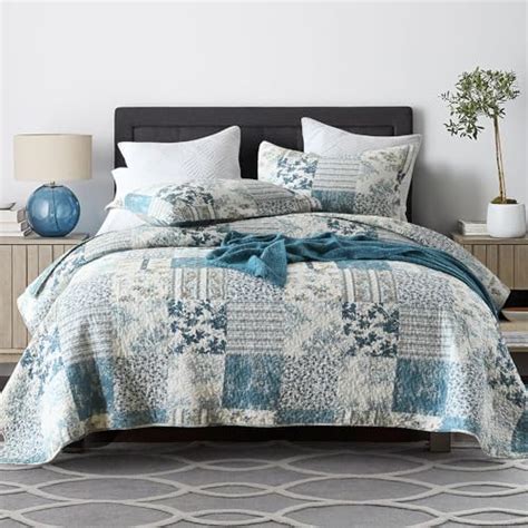 Camandy Cotton Bedspread Quilt Bedding Sets 3 Pieces Reversible