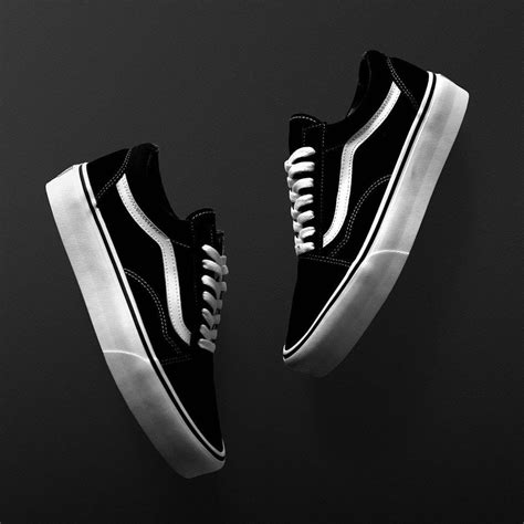 Jual Sepatu Vans Old Skool Platform Black White Original Murah Shopee