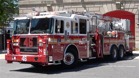 Fdny Engine Spare New Tower Ladder Responding Youtube