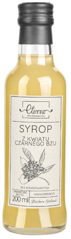 Syrop Z Kwiatu Czarnego Bzu Eterno Ml Allegro Pl