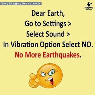 Earthquake Funny Quotes - ShortQuotes.cc