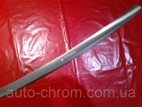 Накладка на задний бампер с загибом Nissan X-trail T30 (ID#271724813 ...