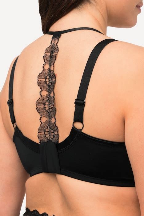 Soutien gorge à armatures coques souples broderie dentelle au niveau