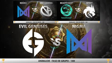 EVIL GENIUSES X NIGMA WEPLAY ANIMAJOR FASE DE GRUPO YouTube