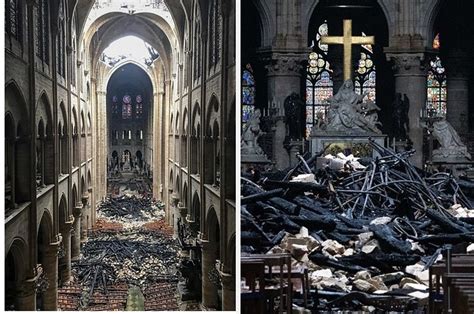 Photos Reveal Damage Inside Notre Dame Cathedral In Paris After Fire