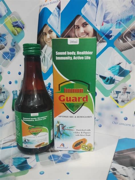 Haemoglobin Immunity Booster Immun Guard Syrup Packaging Size 200ml At Rs 125 Bottle In Mohali