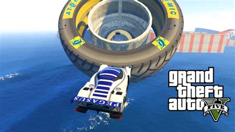 GTA 5 Online PC STUNT RACE EAST COAST GTA 5 Funny Moments YouTube