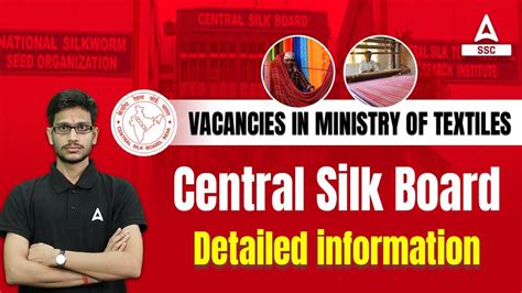 Central Silk Board Recruitment Detailed Information Ministry Of