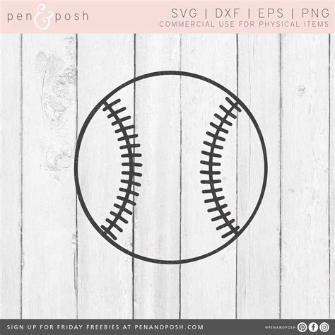 Softball Svg Softball Clipart Png Dxf Baseball Svg File Design For