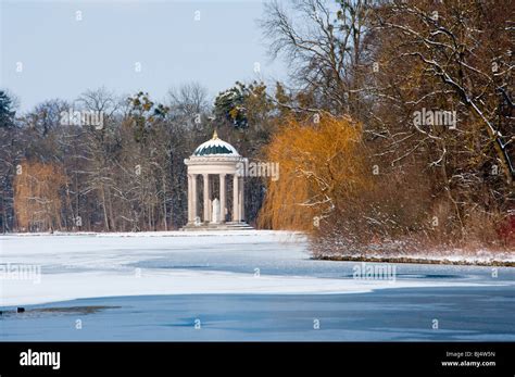 Nymphenburg palace grounds in winter Stock Photo - Alamy