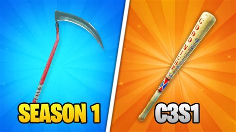 The SWEATIEST Fortnite Pickaxe Of Each Season YouTube