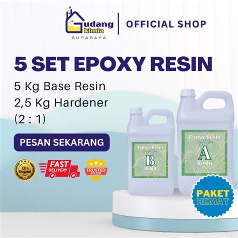 Jual Epoxy Resin Epoxy Resin Bening Set Kota Surabaya Gudang