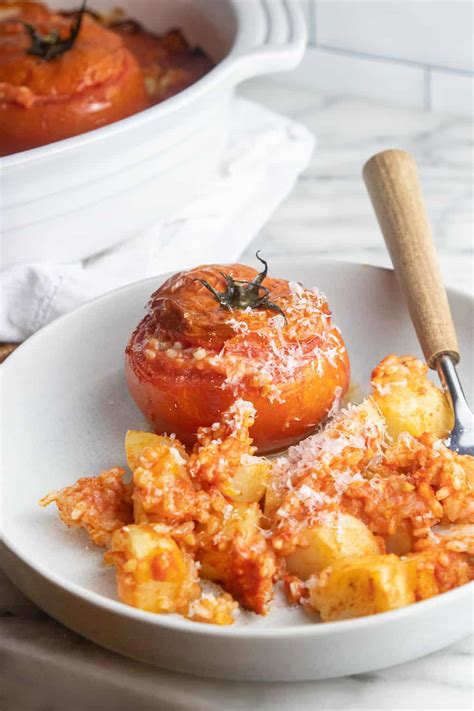 Rice Stuffed Tomatoes Giadzy