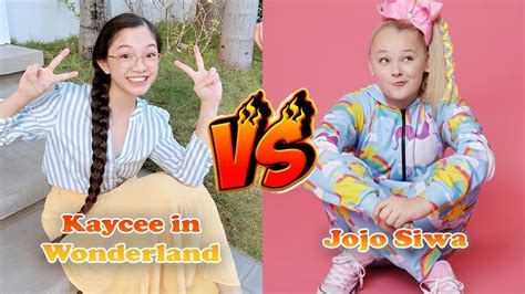 Jojo Siwa VS Kaycee In Wonderland Transformation From Baby To 2023