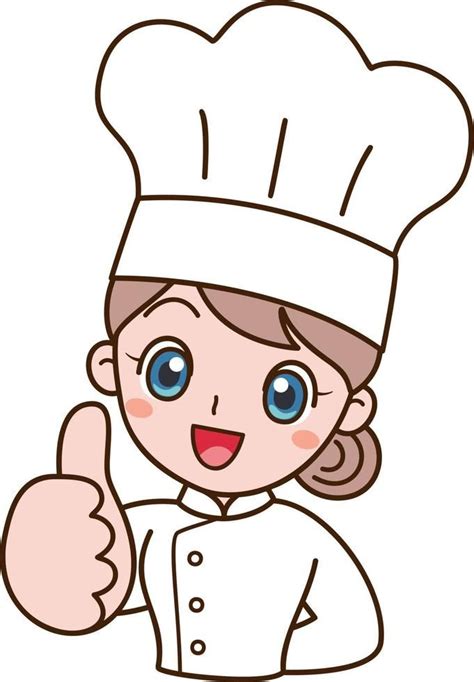 Chef Woman Gesturing Ok Vector Image On Vectorstock Artofit