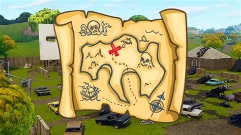 Fortnite Défi Carte Au Trésor De Risky Reels Millenium