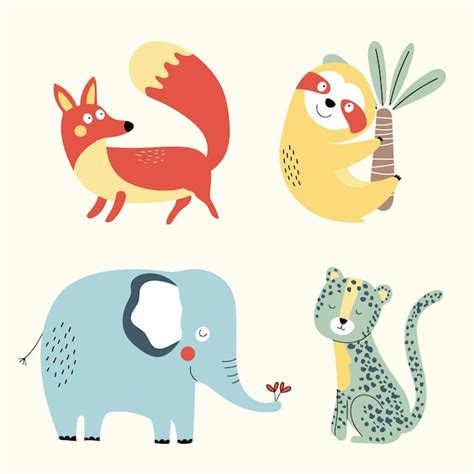 Childrens Animal Illustration Vectors & Illustrations for Free Download ...