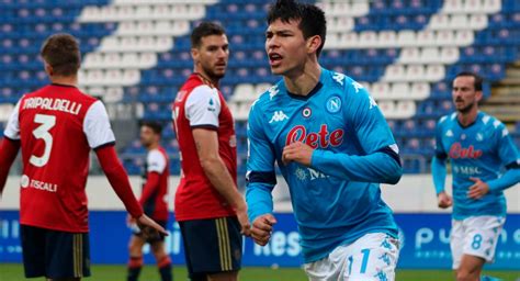 Chucky Lozano Anota Su Primer Gol Del Con El Napoli Video