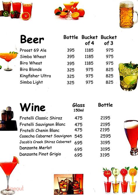 Menu of Amici Cafe, Defence Colony, Delhi | Dineout discovery