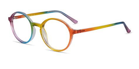 Diversity Round Rainbow Full Rim Eyeglasses Eyebuydirect