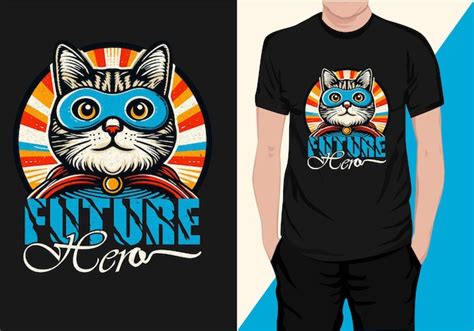 Premium Vector Vintage Retro Cat T Shirt Design Graphic Cat Tshirt