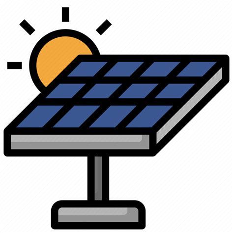 Solar Panel Sun Sustainable Ecology Environments Icon Download On Iconfinder