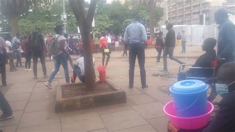 Police Deployed In CBD After Nairobians Protest Over Hunger YouTube