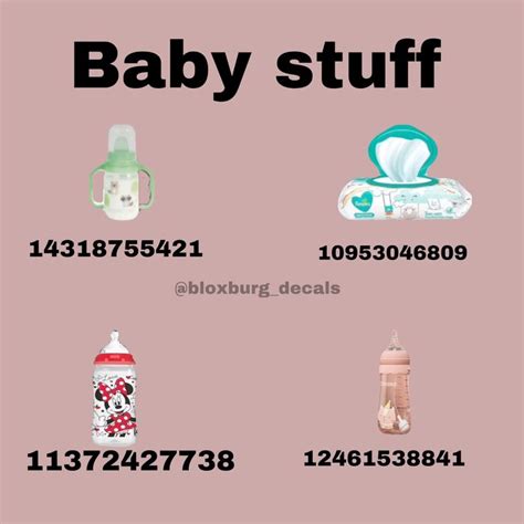 Bloxburg decals | Kids decals, Bloxburg decal codes, Baby room decals