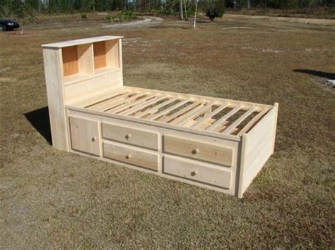 Item 2464 – Captain’s Bed | Twin storage bed, Twin captains bed ...