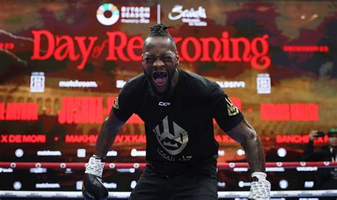 Deontay Wilder Day Of Reckoning Full Fight Card Running Order And