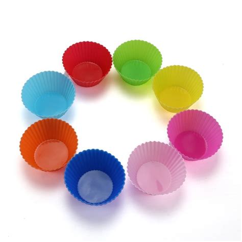 Kit Formas Silicone Mini Cupcake Bolo Muffin Assadeira