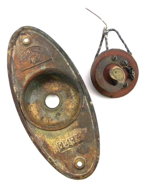 Historic Houseparts Inc Antique Door Bells Antique Cast Brass Oval Door Bell By Reading