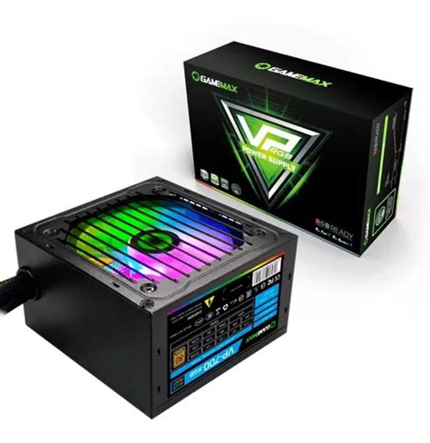 Fuente De Poder Gamemax Vp 700w Rgb 80plus Bronze Cuotas sin interés